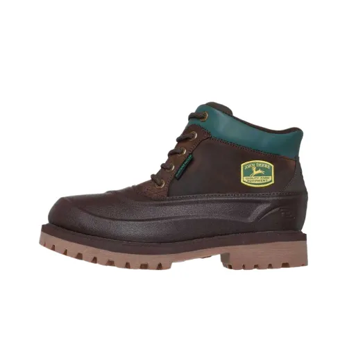 John Deere x Skechers Relaxed Fit Низкий Топ Повседневная Обувь Мужская Коричневый
