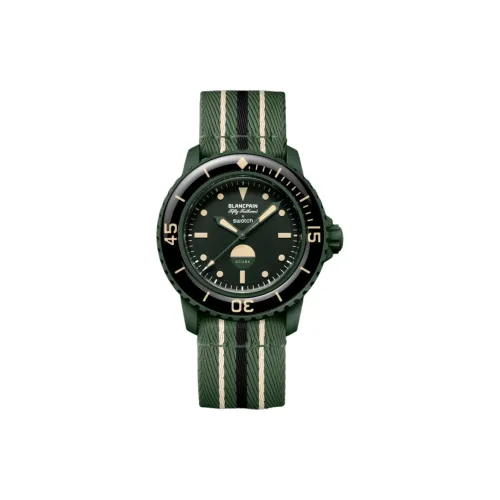 SWATCH Автоматический Механический Механизм Мужской Часы из инновационной серии керамических растений 42,3 мм Зеленый