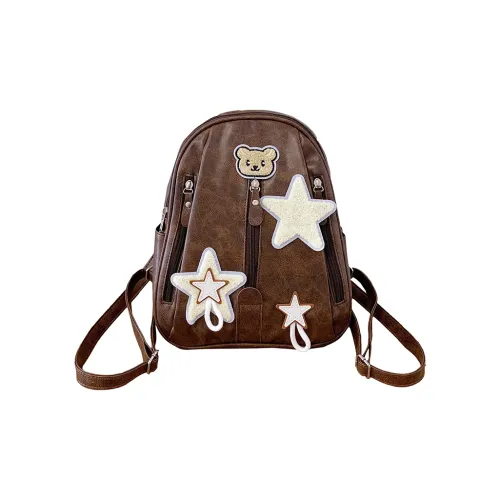 CAREELL ПУ (полиуретан) Рюкзак Женские Темно-коричневый