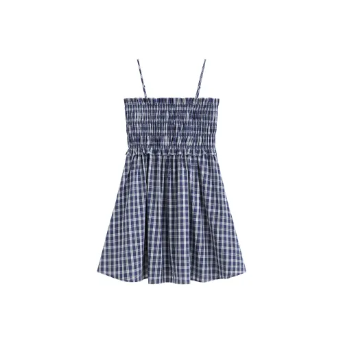 FANSILANEN Темно-синяя клетка Женские Слиплатья