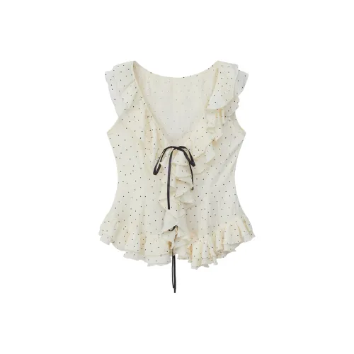 NATHANIA Бежевый Абрикос Женские Топы