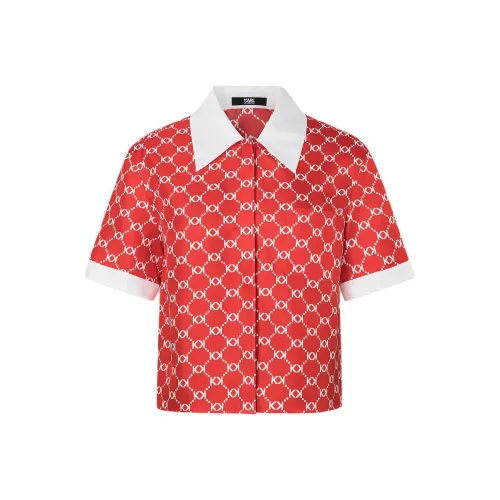 Karl Lagerfeld Рубашка Женская Красная