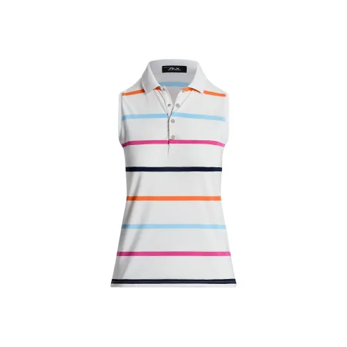 Ralph Lauren SS25 Поло облегающий крой женский белый