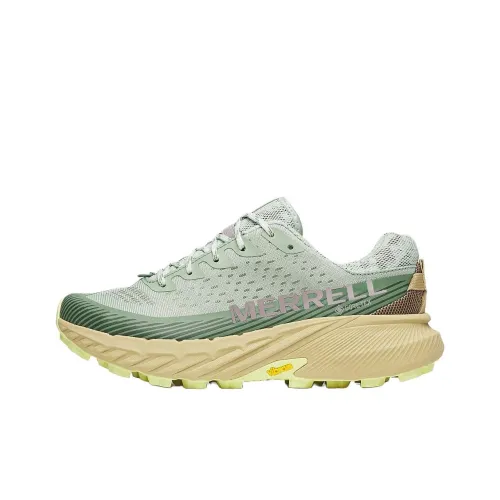 MERRELL Agility Peak 5 Дышащие Низкие Кроссовки для Бега Женские Зеленые