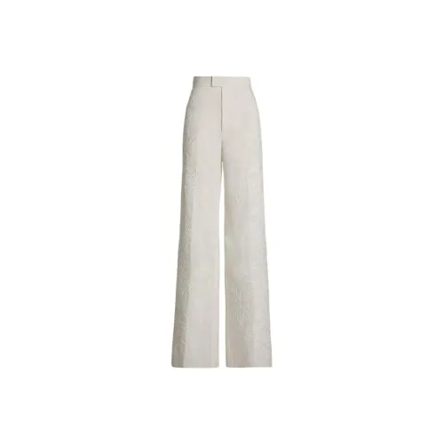 Ralph Lauren Collection SS25 Повседневные брюки Женские Белые