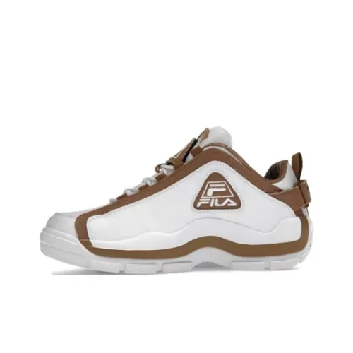FILA Grant Hill 2 Баскетбольные кроссовки MID Топ Белый-коричневый Мужской