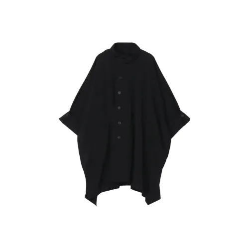 Yohji Yamamoto Черное Женское Пальто