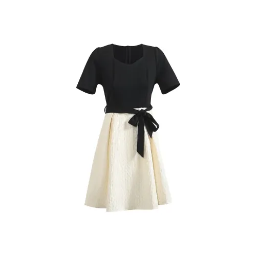 Происхождение Короткий рукав Платье Женское