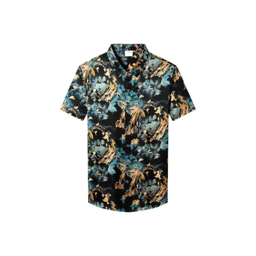 DKRVT Зеленый [Упаковка] Мужские Рубашки