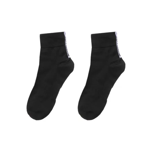 Skechers 2 шт черный BLAK Женские MID Носки до икры