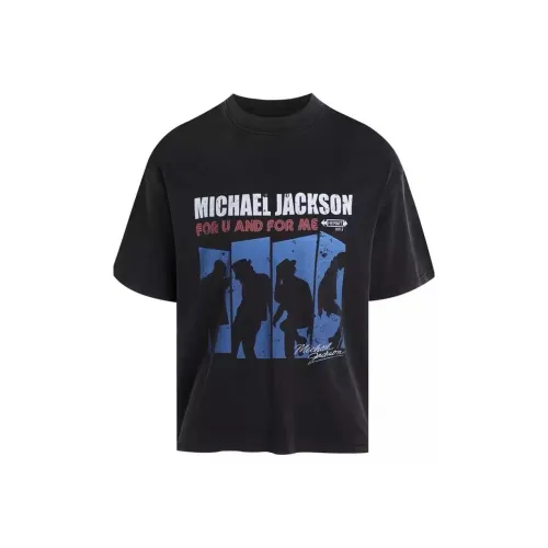 YOUSEKOO Черная унисекс футболка