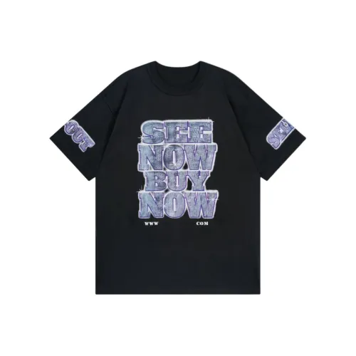 Balenciaga SS24 T-Shirt Loose Fit Unisex Black Баленсиага SS24 T-Рубашка Свободного кроя Унисекс Черная