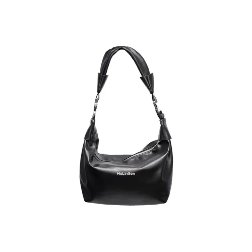 Mulinsen ПУ (полиуретан) Сумка через плечо Унисекс Черный