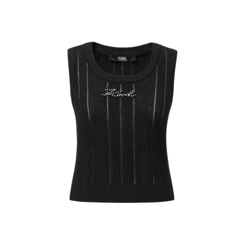 KARL LAGERFELD Майка Женская Черная