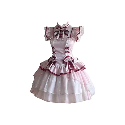 BIFH Розовое Женское Лолита Платье