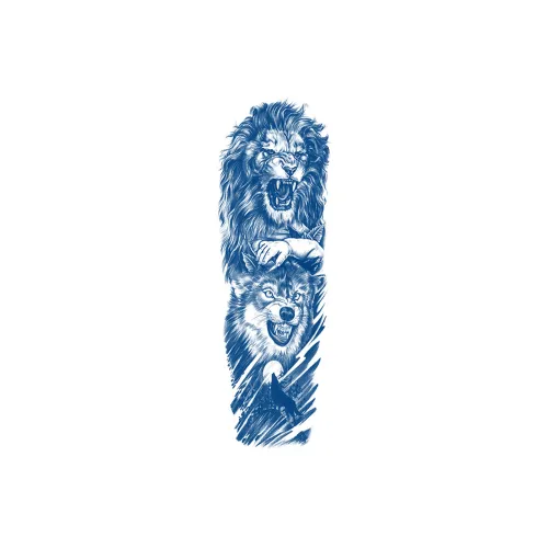 LIEJI BATTLE Для зверя Король Травяной Tattoo Наклейка