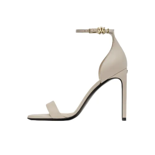 AMIRI Ma One Ремешок Сандалии 10 см Женские Бежевые