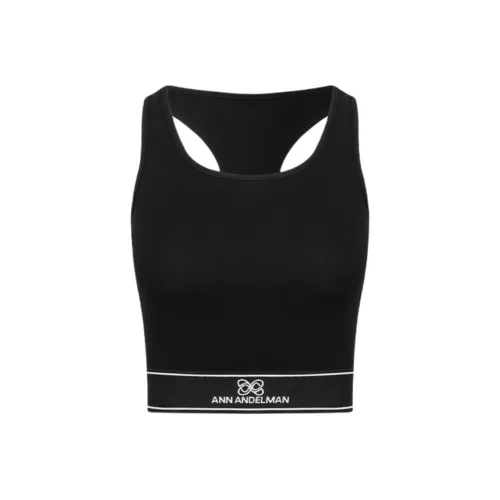 Ann Andelman Черные Женские Майки