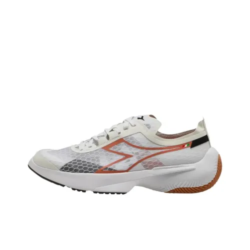 DIADORA Устойчивый к истиранию низкий топ повседневная беговая обувь унисекс белый