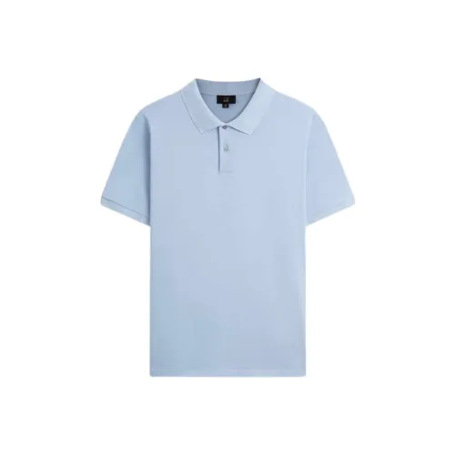 Dunhill Поло Мужское Светло-Синий