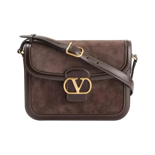 Valentino Garavani Замшевая сумка через плечо стандартная унисекс цвет дубовый коричневый