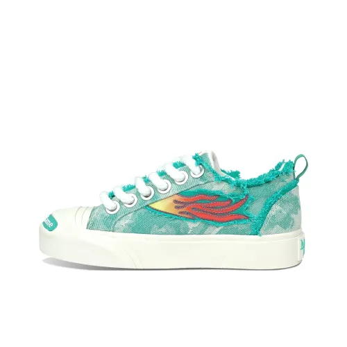 BURNING FLAME Износостойкие Дышащие Низкие Кроссовки для скейтбординга Унисекс