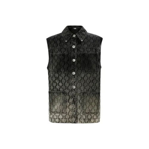 KARL LAGERFELD / Karl Lagerfeld Jeans Черные Женские Жилеты