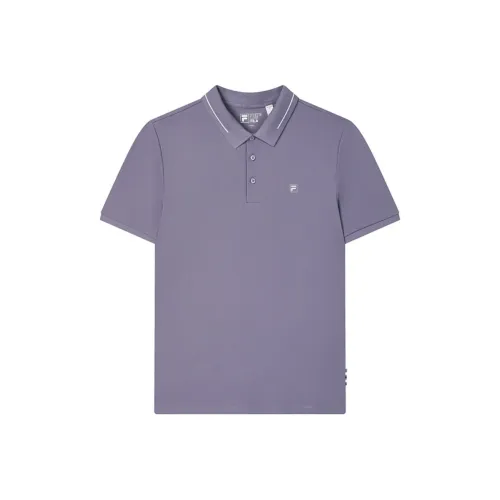 FILA Белый Ring Фиолетовый Мужская Поло