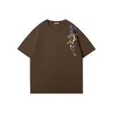 [220Г Плотный 100% хлопок] Кофе (Tf Черно-белая панда Шахматы Левая сторона Плечо Этикетка)