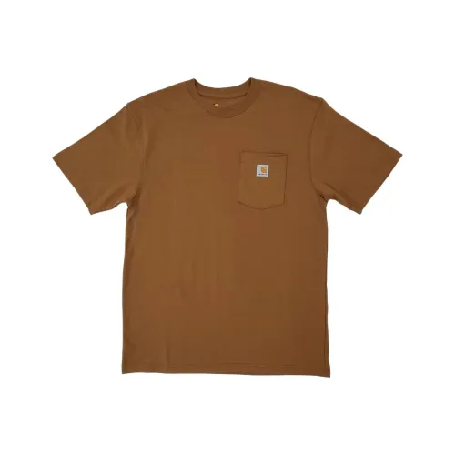 Carhartt Мужская футболка орехового коричневого цвета