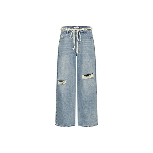 URBAN REVIVO Blue Women's Jeans  
URBAN REVIVO Синий Женские Джинсы