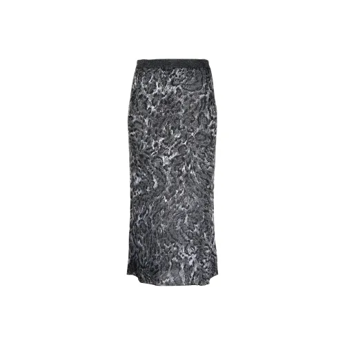 Paco Rabanne Многоцветные Женские Вязаные Длинные Юбки