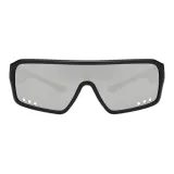 Яркий черный, зеркальные линзы