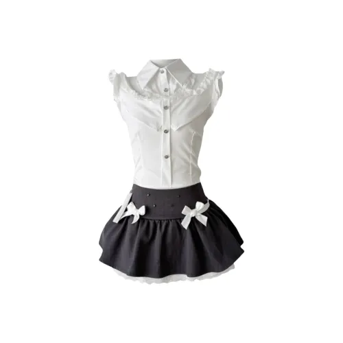 TSKIU Цвет изображения Одежда Наборы Женские Комплекты с юбкой