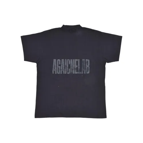 Balenciaga T-Shirt Loose Fit Men's Dark Gray