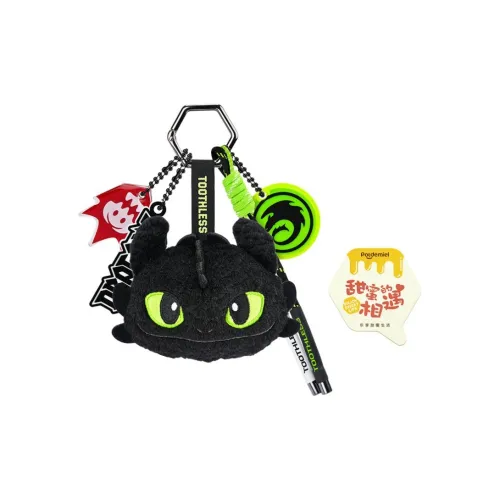 POTDEMIEL Глобальный Studios Как обучить дракона Ночной ФУРИЯ Прохладный и Модный Куклы Плюшевый Брелок 6 см Высокий