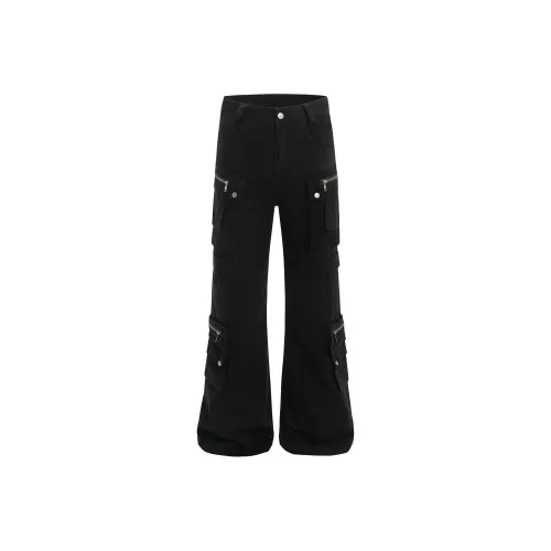 GBXM Черные унисекс брюки карго