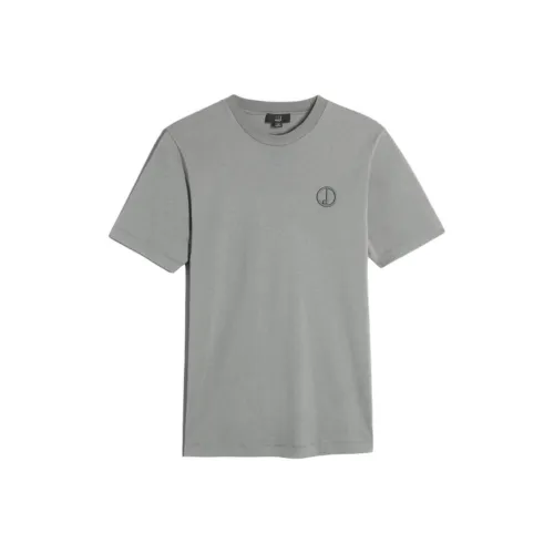 Dunhill T-рубашка мужская цвет лайм серый