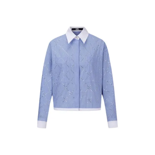 Karl Lagerfeld Рубашка Женская Синяя