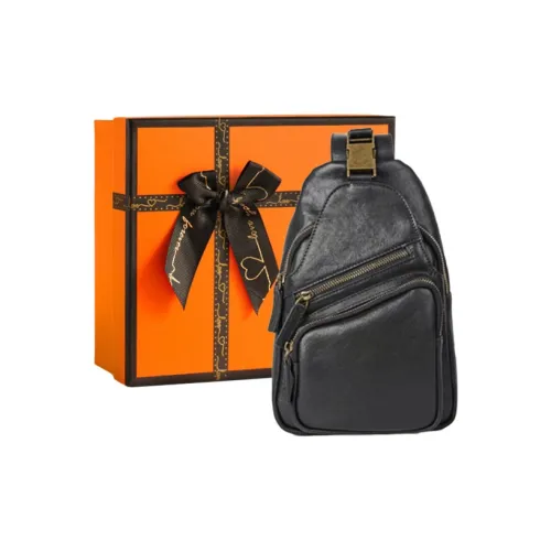 OUBOTE Сумка через плечо из коровьей кожи сумка через плечо мужская черная