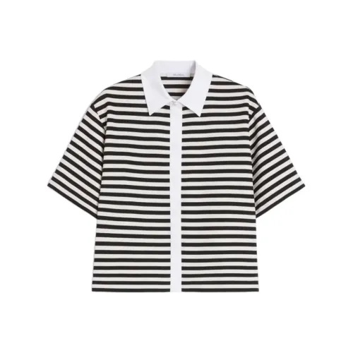 MaxMara Рубашка Женская Черно-Белая