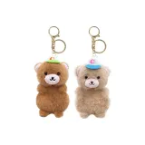 [Пара Стиль для подруг] 1 пара Бежевый Бейсбол Медвежонок