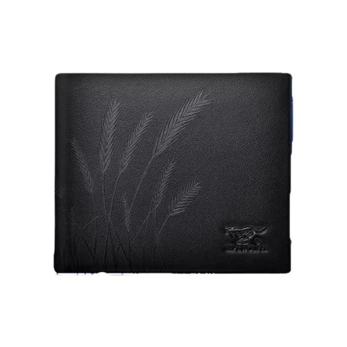 SEPTWOLVES Кошелек из коровьей кожи стандартный мужской черный