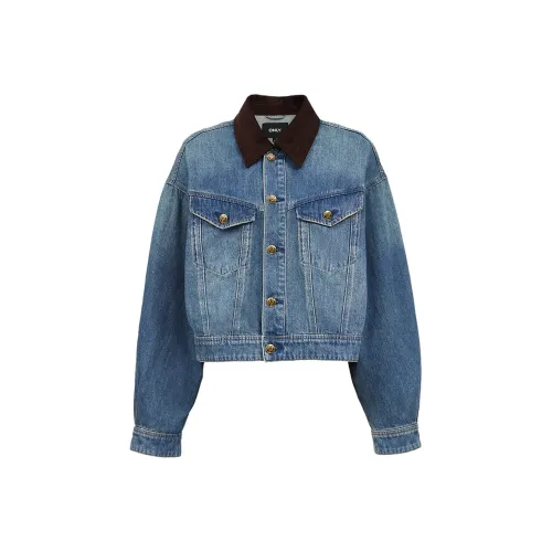 Only J35 Винтаж Деним 390 Женское Короткое пальто