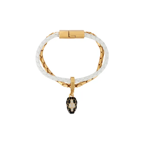 BVLGARI Телячья кожа Браслеты Женские Белый Золото