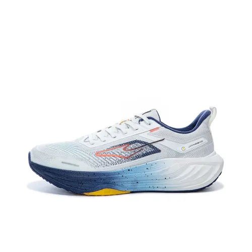 Erke Беговые кроссовки Low Top Белый Синий Мужской