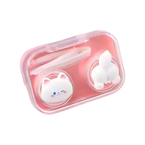 ZHENZI Cute Cartoon Незаметный Contact Lense Футляр для очков Без ополаскивания Хранение Коробка