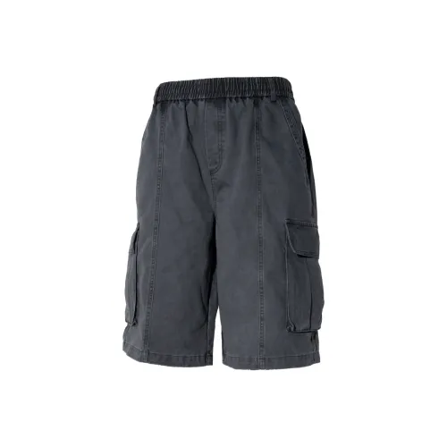 LOAD MIND Темно-серые унисекс шорты карго