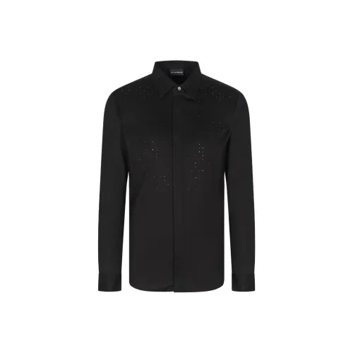 EMPORIO ARMANI Рубашка Мужская Черная