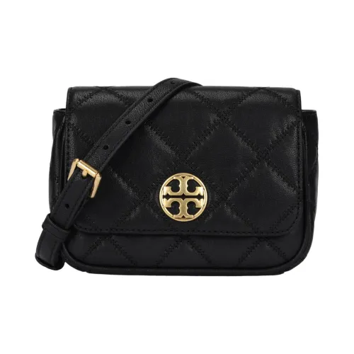 Tory Burch Sheepskin Сумка через плечо Маленькая Женская Черная